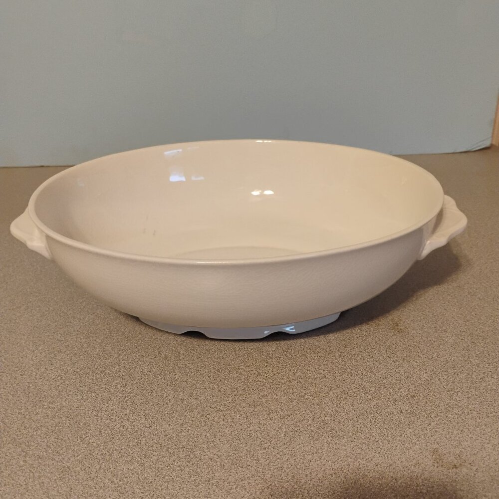 Nikko Ceramics Mitani Ironstone Handled Oval Serving Bowl